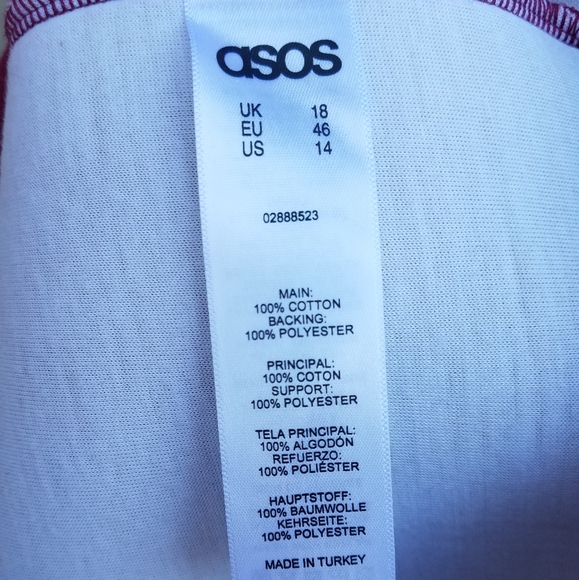 Asos Plus Size Fuschia Fit And Flare Scuba Dress - Picture 6 of 7